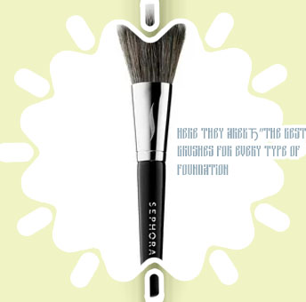 Best foundation brush for airbrush look