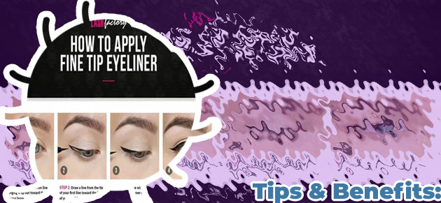 Felt tip eyeliner