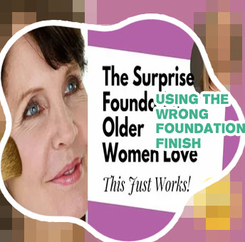 Foundation makeup for over 60