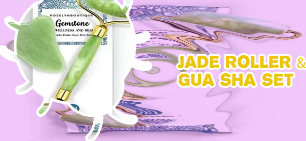 Jade roller and gua sha