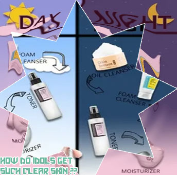Korean idol skincare routine