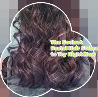 Pastel hair color for brunettes