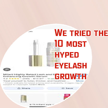 How to apply eye lash serum